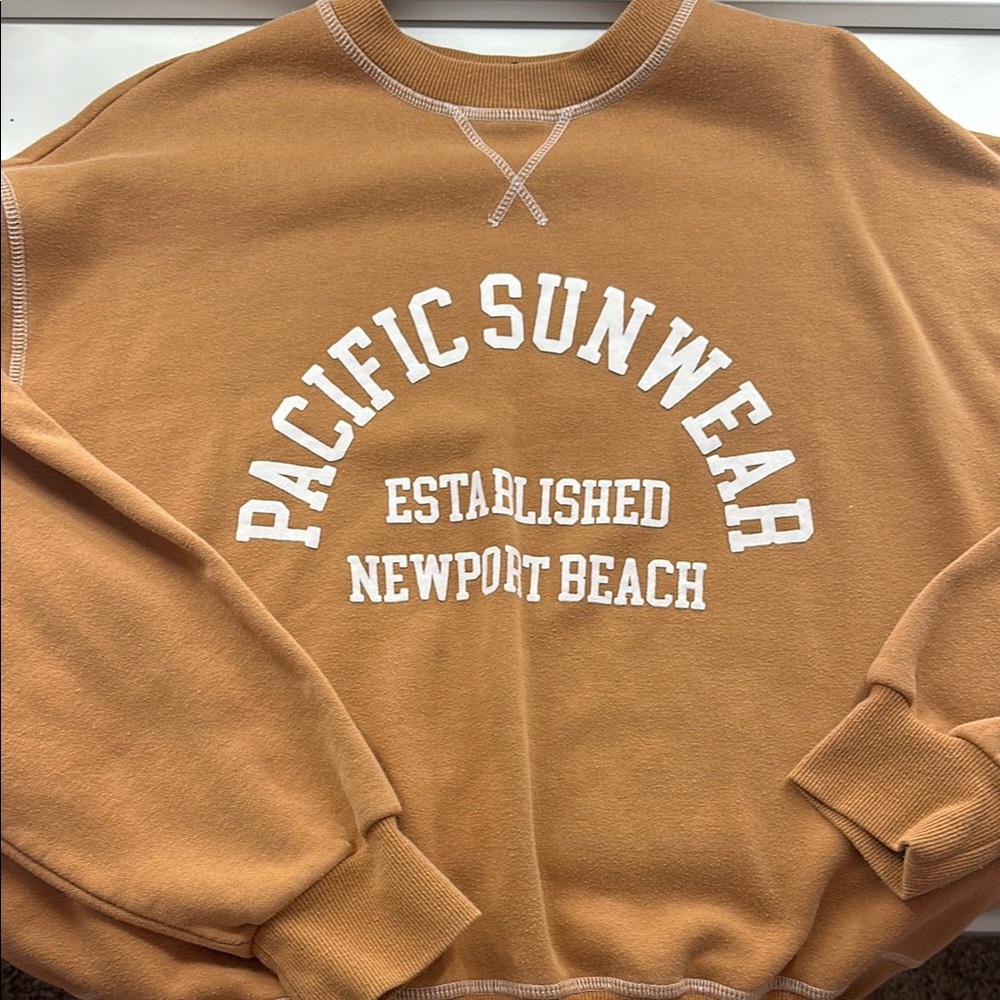 Pacific Sunwear Men's Tan Sweater